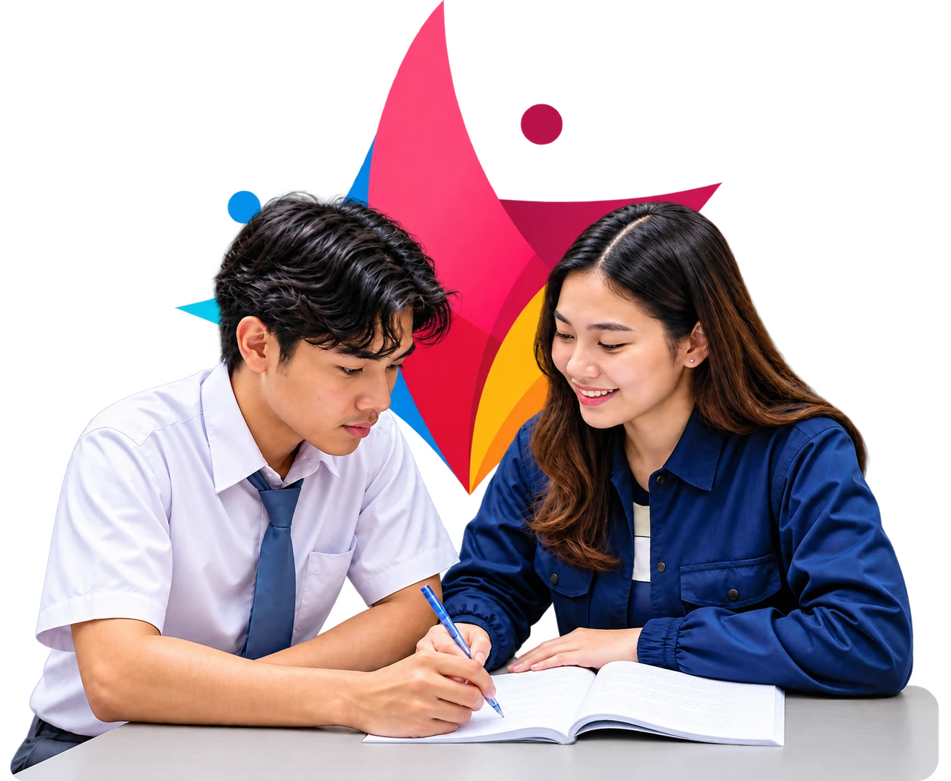 Siswa belajar bersama Edumatrix Indonesia Bimbel Masuk PTN, Ujian Mandiri, Simak UI, CBT UGM, IUP, KKI, TKA, UTBK SNBT