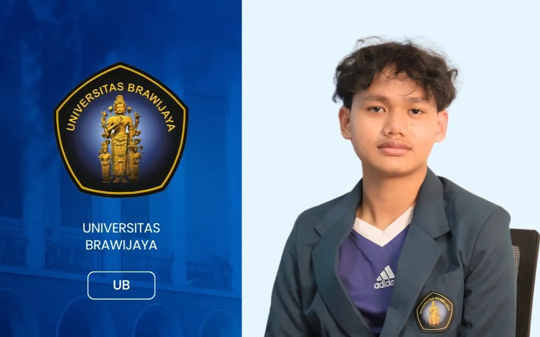 Success Story Faeyza Muhammad berhasil masuk UB Les Privat Masuk PTN, Ujian Mandiri, Simak UI, CBT UGM, IUP, KKI, TKA, UTBK SNBT Bimbel Masuk PTN, Ujian Mandiri, Simak UI, CBT UGM, IUP, KKI, TKA, UTBK SNBT
